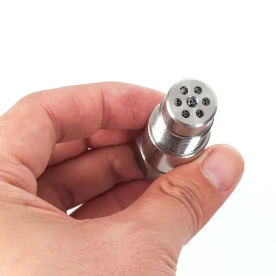 TKEY Peças De Automóvel Verificar Luz Do Motor CEL Mini Catalisador O2 Sensor Espaçador Adaptador M18X1.5 Tubo Escape Ox