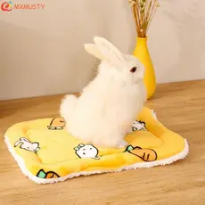 MXMUSTY Tapete De Flanela Para Animais De Estimação , Cama Chinchila , Hamster Pequeno Macio E Espesso Gato Inverno