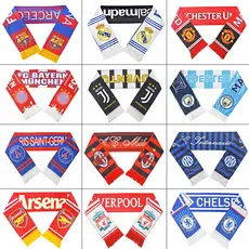 2026 Novo Cachecol de Torcedor de Futebol da Copa do Mundo Liverpool Arsenal Manchester City Barcelona Fan Leader P