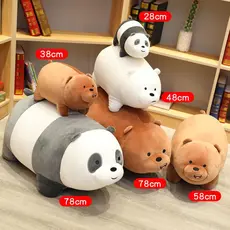 Urso Nuo Boneco Polar Pelúcia Brinquedo Abraço Travesseiro