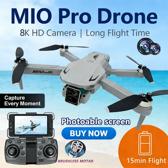 M10 Drone 8K HD Profissional Câmera De Motor Sem Escova Controle Remoto Quadcopters UAV Para Iniciantes Crianças Adultos