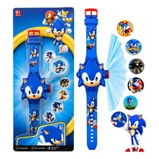 Relógio Infantil Sonic Digital com Projetor de Imagens
