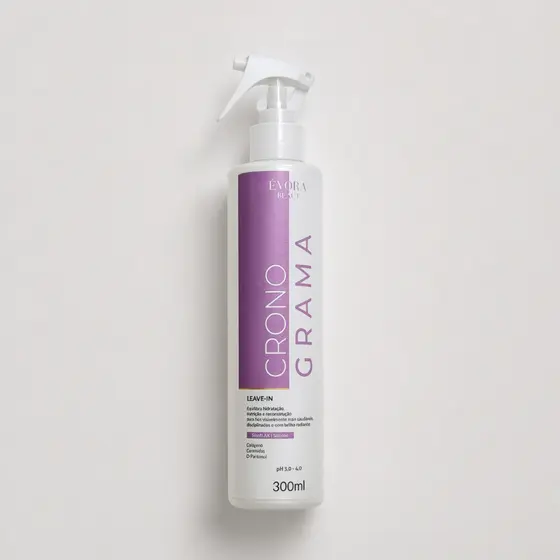 Leave-in Profissional 300ml Cronograma Capilar Antifrizz Proteção Térmica Hidratação Brilho Intenso