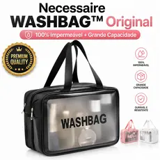 Necessaire Bolsa Grande Organizadora Mala Viagem Dobrável WASHBAG Impermeável