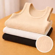 Kit 3 Blusa Regata canelada feminina em Algodão Premium