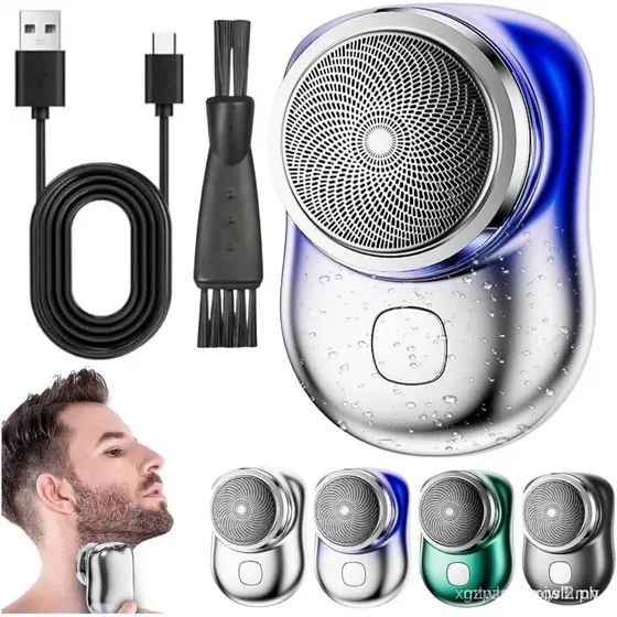 L.Ureza Shaver, L.Ureza Mini Shaver, Mini Shaver Portátil Elétrico, Aparelho de Barbear Elétrico à Prova d'Água para Uso
