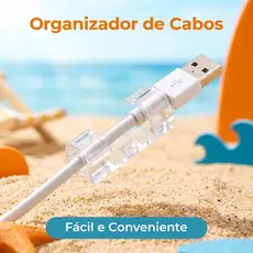 Fixador de Fios Adesivo Sem Perfuração Uso Diário Prático