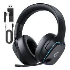 Olafvi Fone De Ouvido Bluetooth Sem Fio Headset Gamer Bl 5.3 Preto Capitão 780 7.1 Led Rgb