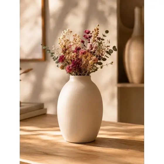 Vaso Decorativo Cerâmica Osaka Premium Sala