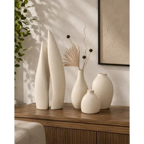 Kit Vaso Bulbo+Dunna Premium Sala Aparador