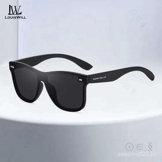 Óculos de Sol Masculinos LouisWill, Óculos de Sol Polarizados TAC, Óculos de Sol UV400, de Unissex para Uso D