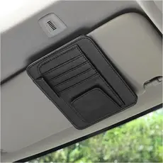 Organizador de Visor Solar para Carro Augeny, Organizador e Armazenamento para Visor de Automóvel, Porta-Documentos e Re