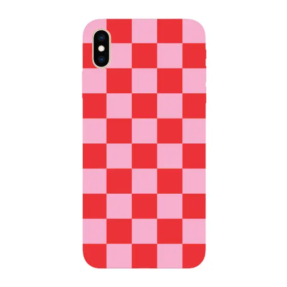 Capinha para iPhone XS Max Anti Impacto Fashion - QUADRICULADA COLOR MIX