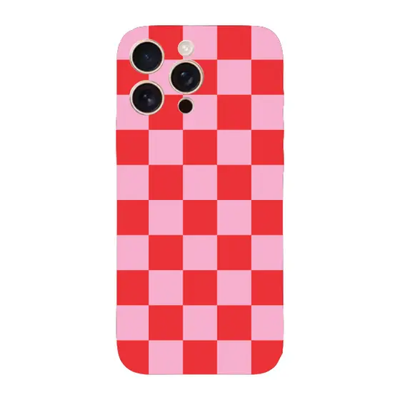 Capinha para iPhone 16 Pro Max Anti Impacto Fashion - QUADRICULADA COLOR MIX