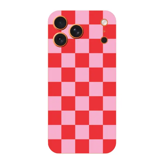 Capinha para iPhone 17 Pro Anti Impacto Fashion - QUADRICULADA COLOR MIX