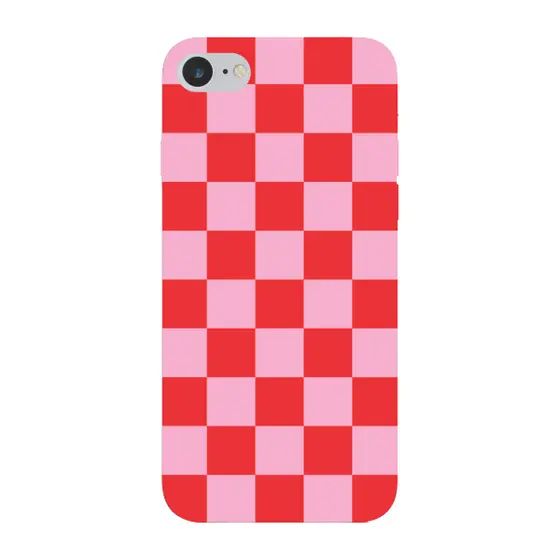 Capinha para iPhone 7 Anti Impacto Fashion - QUADRICULADA COLOR MIX