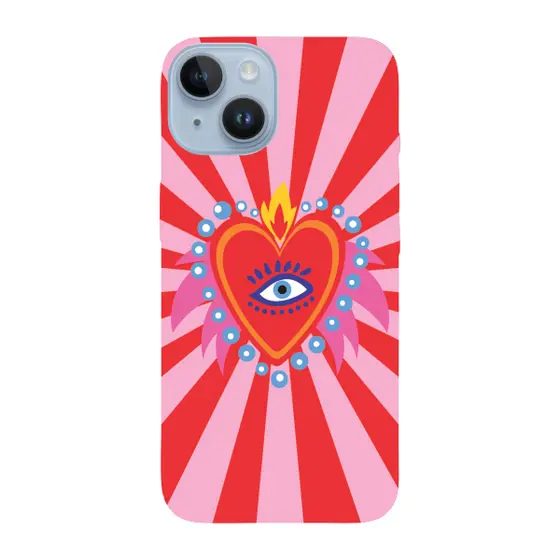 Capinha para iPhone 14 Plus Anti Impacto Fashion - SAGRADO CORAÇAO