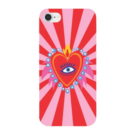 Capinha para iPhone SE 2022 Anti Impacto Fashion - SAGRADO CORAÇAO