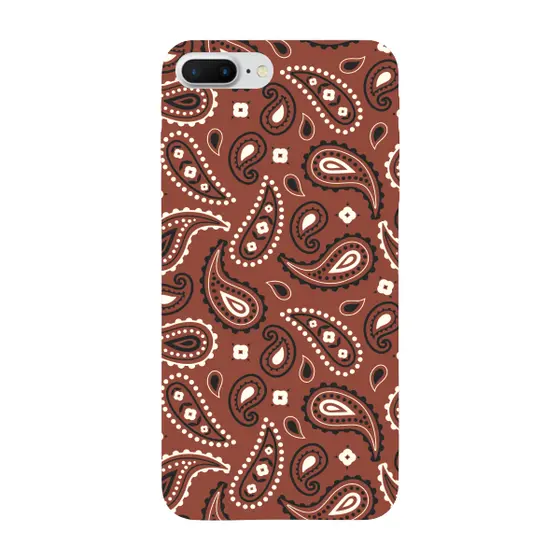 Capinha para iPhone 7 Plus Anti Impacto Fashion - BANDANA MARROM