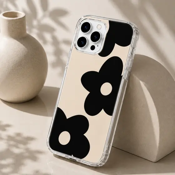 Capinha Fashion Anti Impacto Maxi Flowers - disponível para iPhone, Samsung, Motorola e Xiaomi