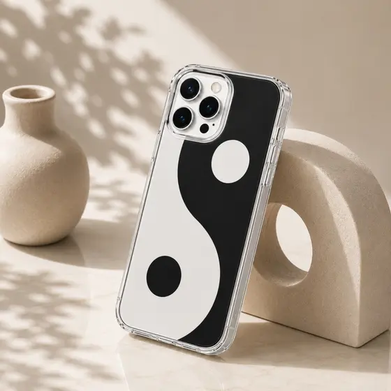 Capinha Fashion Anti Impacto Yin Yang - disponível para iPhone, Samsung, Motorola e Xiaomi