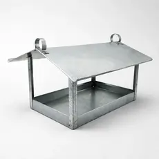 Comedouro Para Aves Pet Júnior Passaros Livres Pequeno N/a Prateado
