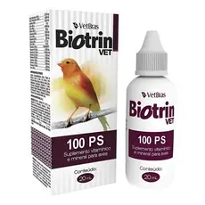 Biotrin 100 P.s 20ml Suplemento Mineral,vitamínico P/ Aves
