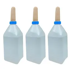 Kit 3 Mamadeira para Bezerro 2 Litros com Bico Alimentador Bezerros