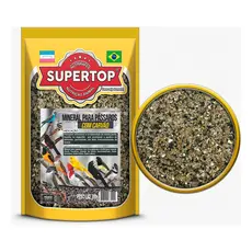 Supertop Mineral para Pássaros com Carvão 200g Suplemento Mineral para Aves