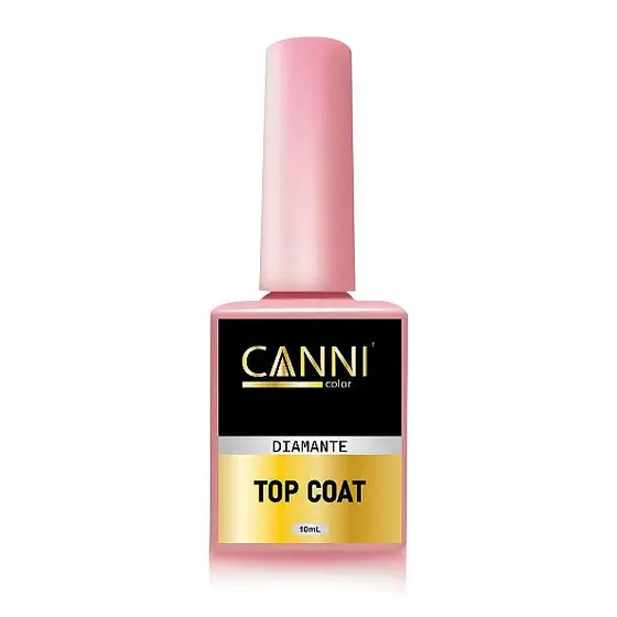 top coat diamante led / uv unhas finalizador selante canni color 10 ml