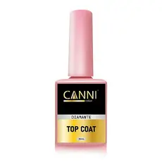 top coat diamante led / uv unhas finalizador selante canni color 10 ml
