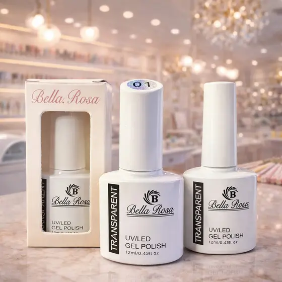Esmalte em Gel Renda e Fundo Realista Bella Rosa -12ml