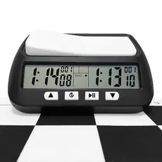 Relógio Profissional Digital Contagem Jogo  Xadrez Cronômetro Compacto Paddle Fischer Sinal Sonoro