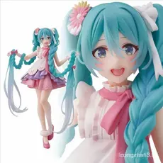 Hatsune Miku figura anime bidimensional neve Hatsune Sakura Nendoroid Cute girl modelo decoração versão Q