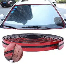 Tiras de vedação de borracha do carro protetor de vedação automática adesivo janela borda pára-brisa telhado tira de