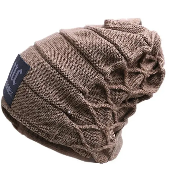 Inverno Adulto Homens Gorros Quentes Crânios Moda Carta De Malha Chapéu Feminino Ao Ar Livre Colorido Casual Osso Marca