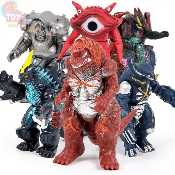 Brinquedo de Dinossauro Godzilla Ultraman de Borracha Macia (Versão Infantil) 380H 4NAS UPCR