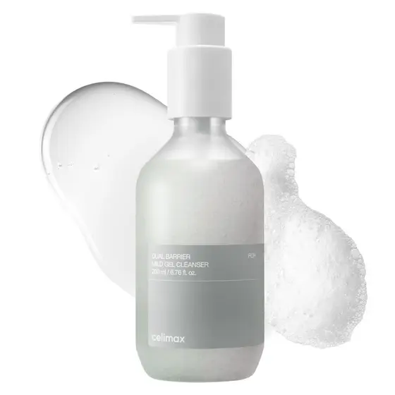 celimax Gel de Limpeza Suave com Dupla Barreira |   com Ceramida, Limpeza Facial, Hidratante, Calmante, Sabonete Facial 