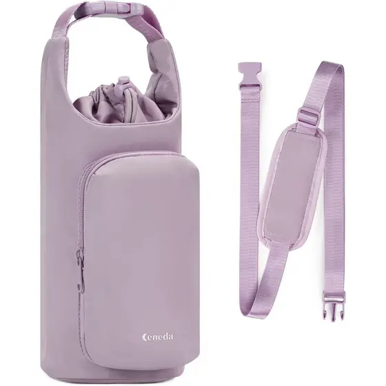 Bolsa Porta-Garrafa Ceneda com Bolso para Telefone, para Garrafas de Água Isoladas de 32oz e 40oz, com Alça de Ombro Aju