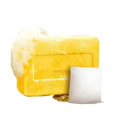 Sabonete em Barra Gold para Homens, para Corpo e Rosto, Controle de Oleosidade, Espuma Rica, Hidratante, Rejuvenescedor