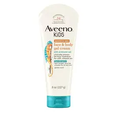 Aveeno Gel Creme para Rosto e Corpo para Crianças com Aveia Prebiótica, Hidratação Clinicamente Comprovada por 24 Horas