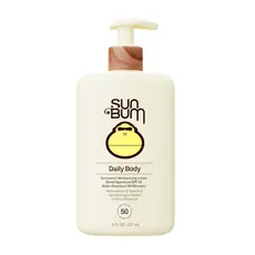 Loção Corporal Protetora Solar Diária Sun Bum SPF 50 - Protetor Solar Hidratante de Amplo Espectro com Vitamina E - Vega