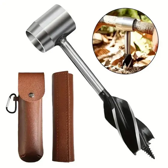 Brocas De Carpinteiro Ao Ar Livre Para Acampamento , Ferramentas De Sobrevivência , Furos De Perfuração , Acessórios De