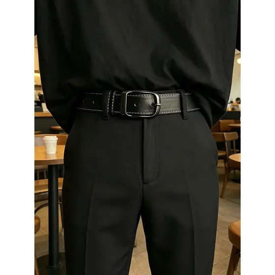 cinto de miçanga country masculino cinto masculino couro cinto country masculino High-End pino fivela 20