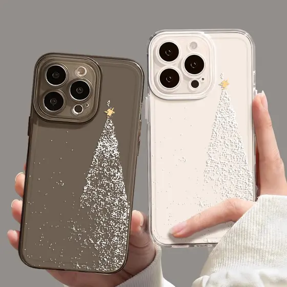 capa iphone 13 case iphone 13 capinha iphone 13 Árvore de Natal adequada para Apple 17promax Capa de telefone iphone16 F
