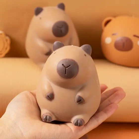 Squishy Anti Stress Brinquedo de Apertar Macio Squishy Capivara Super quente estabilidade emocional Capella pitada músic