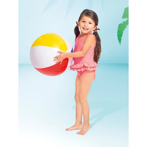 INTEX Bola de Praia de Quatro Cores Bola Inflável Cor de Praia Infantil Jogando Bola de Água Bebê Natação de Flutua