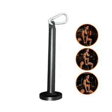 Suporte de Anilha para Agachamento Sumô Treino de Glúteos Perna Musculação com Mosquetão
