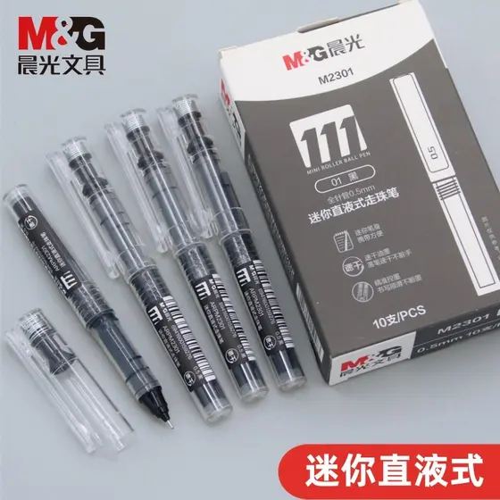 Chenguang Mini Rollerball Líquida Reta 0.5 Caneta Gel Estudantes Usam Caneta de Bolso Portátil Caneta de Assinatu