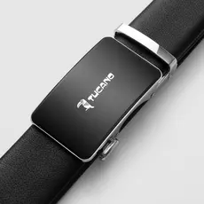 Woodpecker cinto masculino de couro genuíno na moda novo estilo cinto de couro puro terno de alta qualidade fivela autom